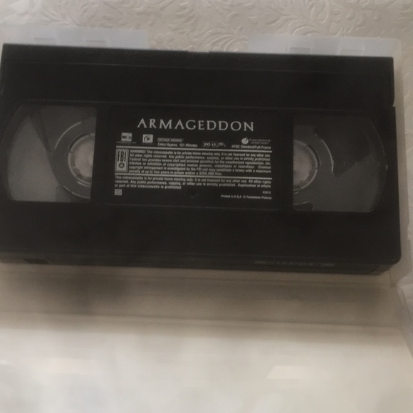 VTG  VHS#15416 ARMAGEDDON Bruce Willis 1996/97 With Aerosmith’s Music Video - Picture 5 of 6